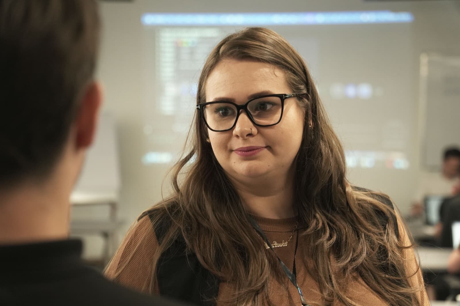 Momento de troca entre participantes