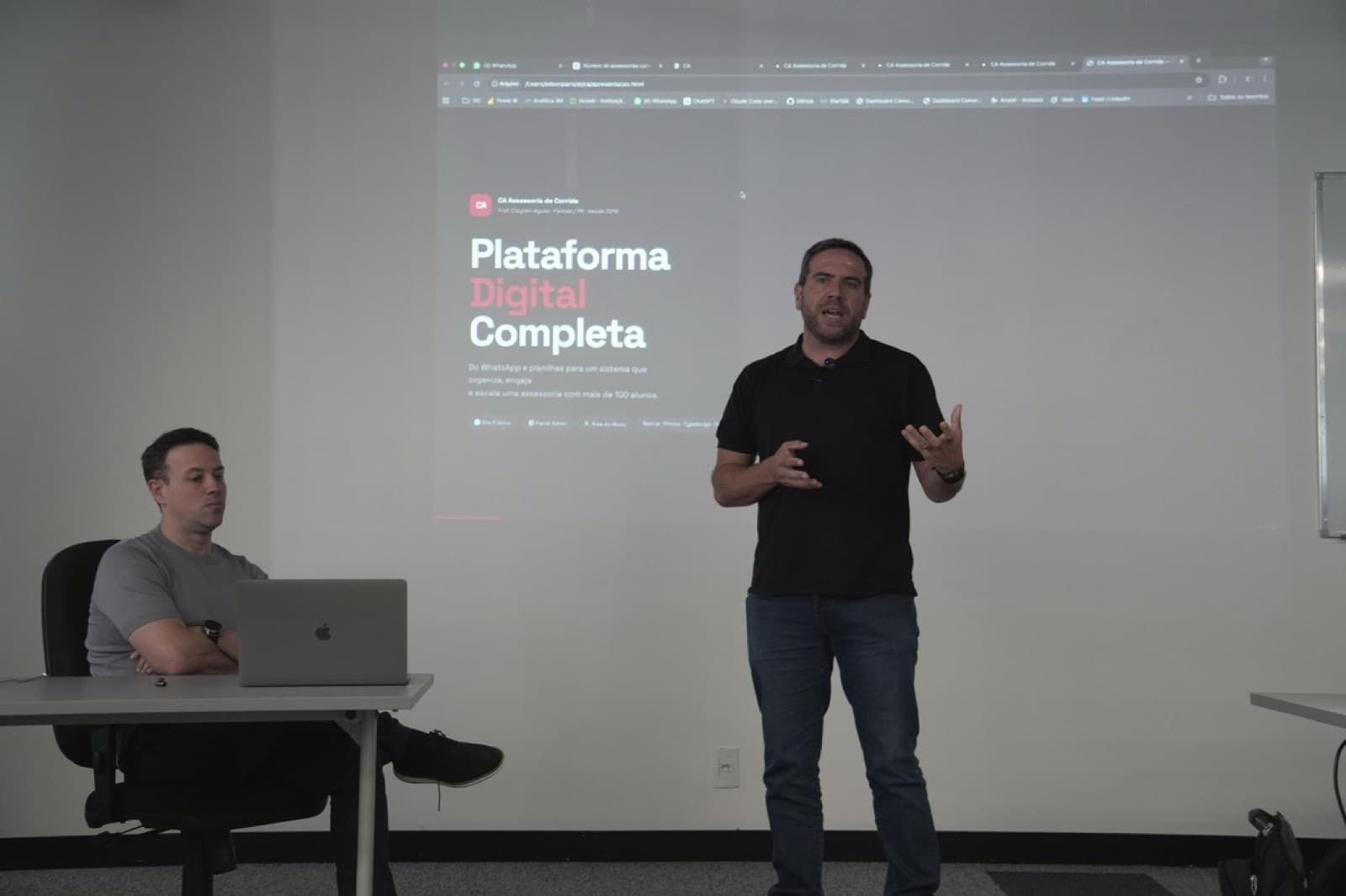 Pitch Day: plataforma digital para assessoria esportiva