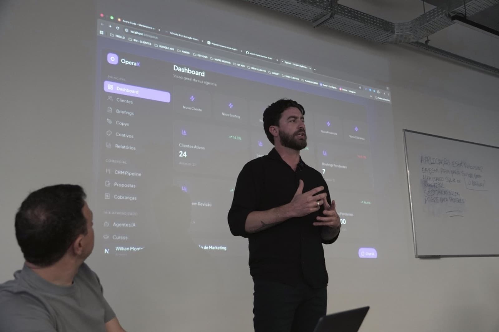 Pitch Day: dashboard operacional para agência de marketing