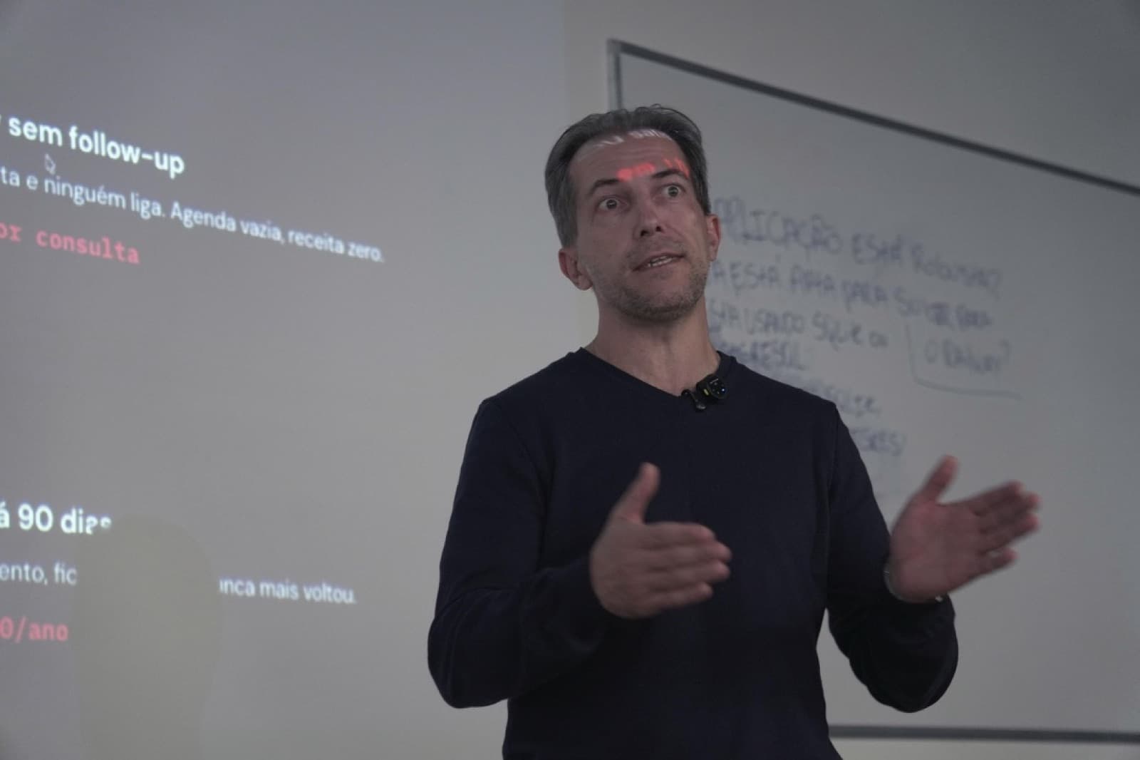 Apresentação intensa durante o Pitch Day